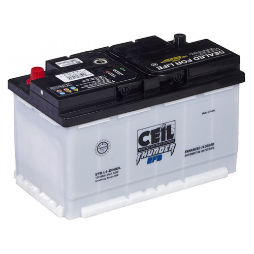 картинка Аккумулятор автомобильный EXIDE CEIL DIN EFB Stop&Go 80 А.ч 880А о.п. (315х175х190) L4