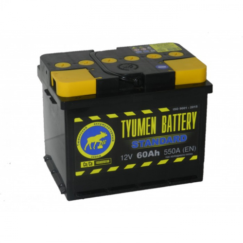 картинка Аккумулятор TYUMEN BATTERY STANDARD 60 А.ч 550А о.п. (242х175х190)