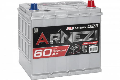 картинка Аккумулятор Arnezi JIS SMF 75D23L 60 А.ч обратный R+ E1170600 (230х175х225)