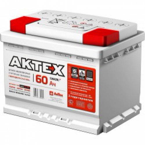 картинка Аккумулятор Aktex  60 А.ч Обратная полярность