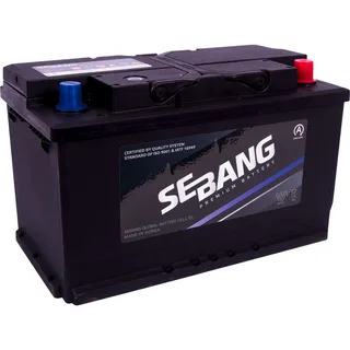 картинка Автомобильный аккумулятор SEBANG 80 А.ч (790А 315х175х175) LB4/Южная Корея
