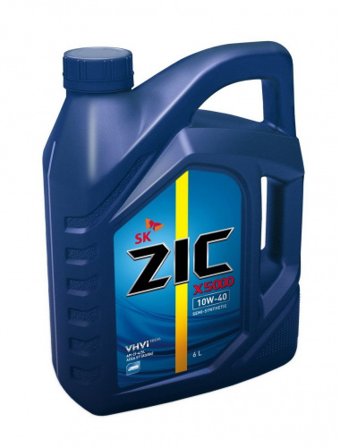 картинка Моторное масло полусинтетическое ZIC X5 10w-40 SM, 6л