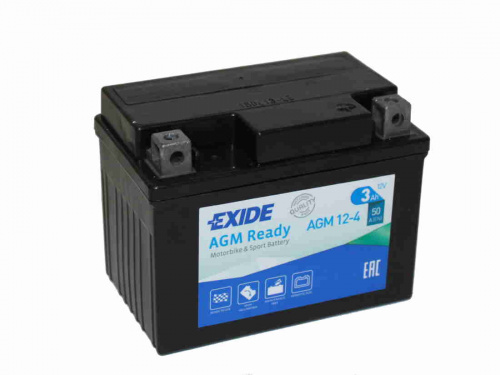 картинка Мото аккумулятор Exide AGM 12-4 12B 3 А.ч