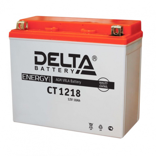 картинка Аккумулятор Delta CT 1218 (YTX20-BS, YTX20H, YB16-B-CX, YB16-B, YB18-A)