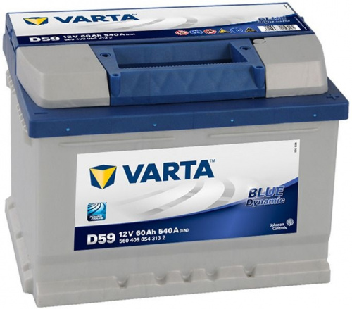 картинка Автомобильный аккумулятор VARTA Blue Dynamic D59 (560 409 054) 242x175x175