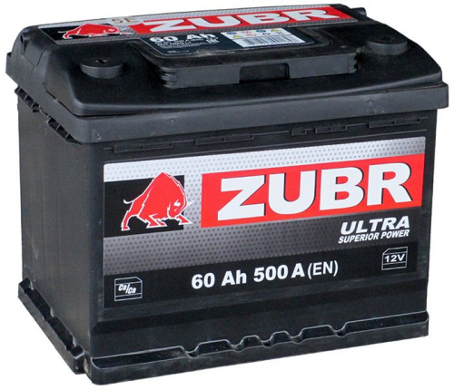 картинка Аккумулятор Zubr Ultra 60 А.ч 600А (242х175х190) ZU600
