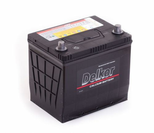 картинка Автомобильный аккумулятор Delkor 60 А.ч 65D23L Обратная полярность. Азия высокий