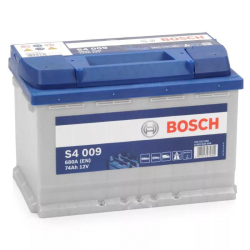 картинка Автомобильный аккумулятор Bosch S4 009 74 А.ч Прямая полярность (0 092 S40 090)