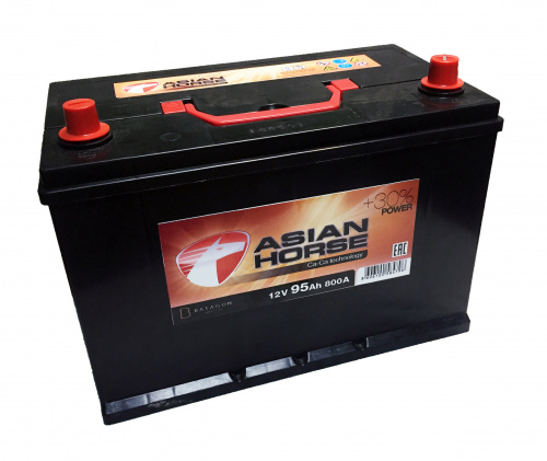 картинка Аккумулятор Asian Horse 115D31R 95 А.ч 750А (306х175х225)