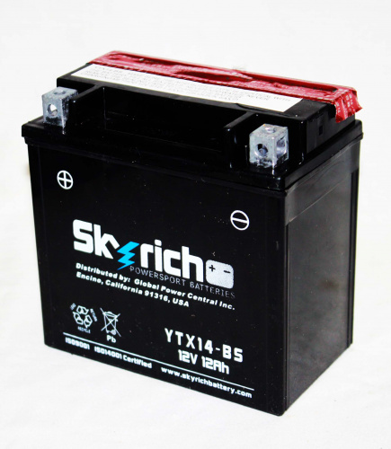 картинка Аккумулятор SKYRICH YTX14-BS 12В 12А.ч