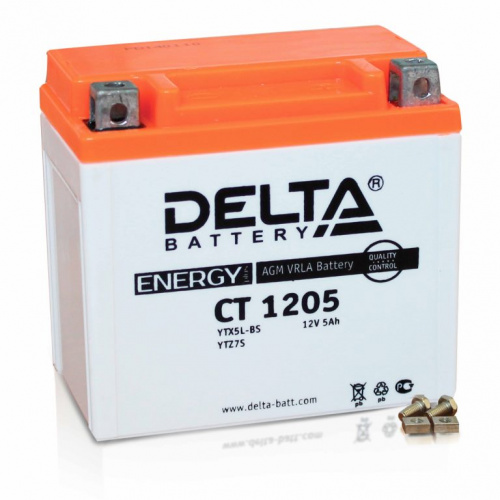 картинка Аккумулятор Delta CT1205 (YTX5L-BS, YTZ7S)