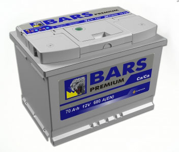 картинка Аккумулятор BARS Premium 6СТ-77 АПЗ Обратная полярность
