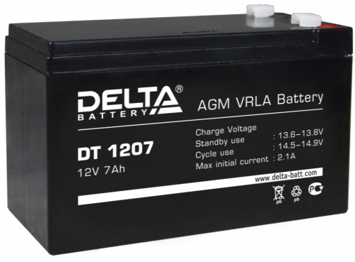 картинка Аккумуляторная батарея DELTA Battery DT 1207 7 А·ч